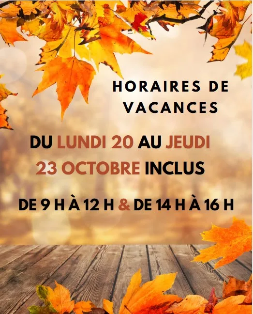 Permanence Vacances d'octobre